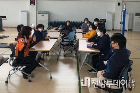 장흥소방서, 농아인협회 안전관리 공유 간담회 개최