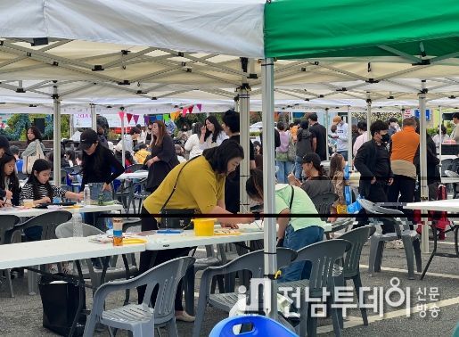광양시, 중마시장 어린이그림그리기대회 행사 성료