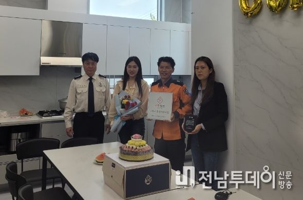 ㈜한샘, 목포소방서 삼학119안전센터 환경개선 서비스 제공