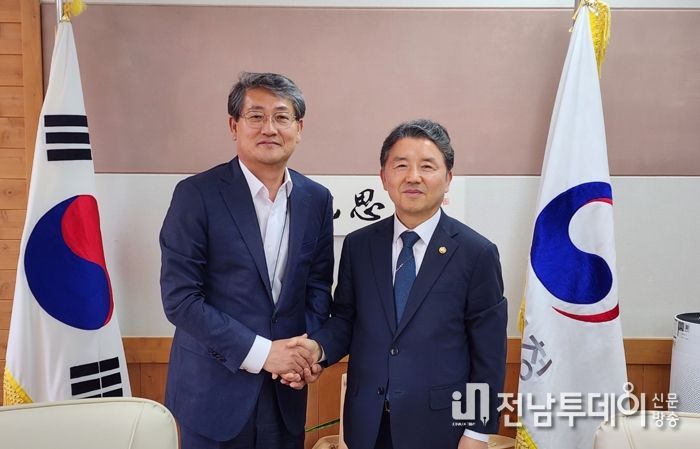 김순호 구례군수, 남성현 산림청장 만나 국비 지원 건의