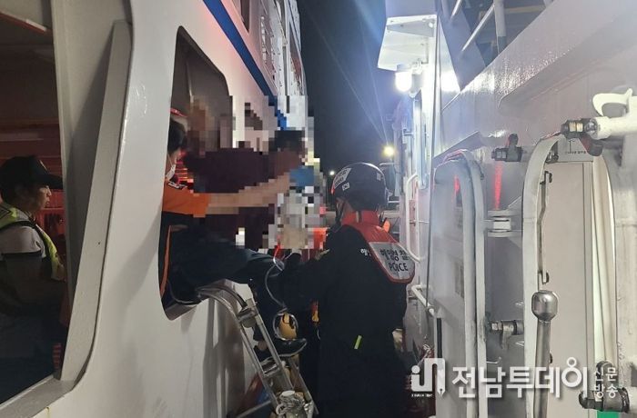 완도해경, 섬마을 응급환자 긴급이송으로 구슬땀 흘려