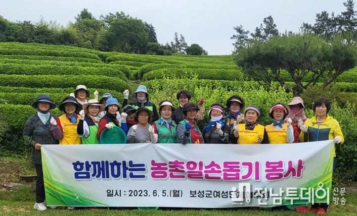 보성군여성단체협의회, 함께하는 농촌 일손 돕기 봉사 펼쳤다.
