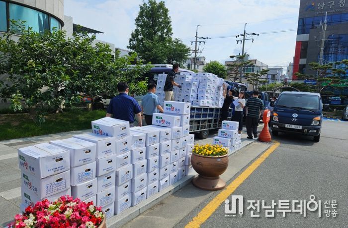 보성군, 자매도시에 회천햇감자 직거래로 상생 교류