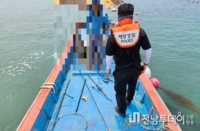 완도해경, 어장관리선 불법조업 멈춰!