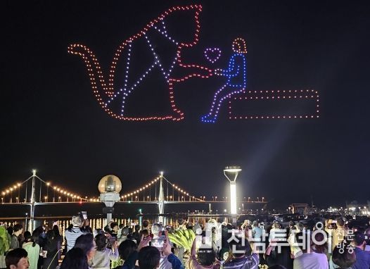 고흥 녹동항 드론쇼, 관광 브랜드 가치 효과 ‘톡톡’