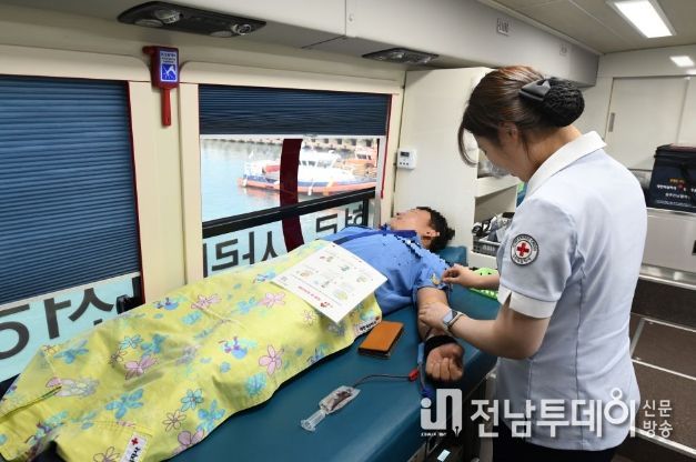 완도해경, 생명 나눔 ‘사랑의 헌혈 행사’ 동참海
