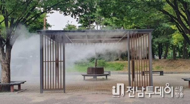 고흥군, 기후친화형 야외쉼터 조성해 폭염피해 예방한다
