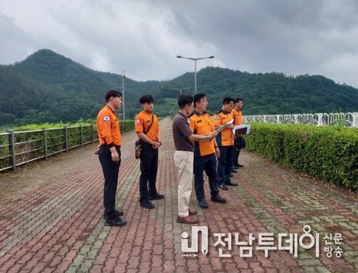 장흥소방서, 풍수해 대비 장흥댐 사전 현장점검