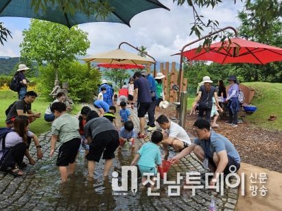 구례군 에코원정대, '수국정원의 여름이야기' 체험