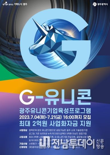 광주광역시, 지역대표 유니콘 기업 키운다
