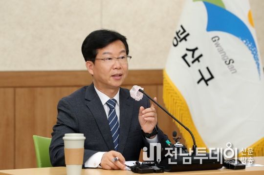 박병규 청장 언론인 차담회 사진