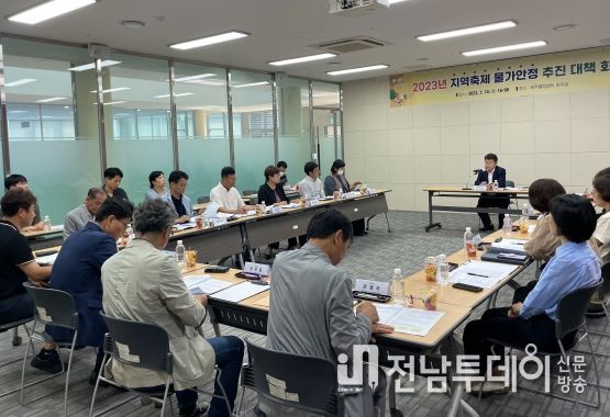 지역축제 물가안정 대책회의