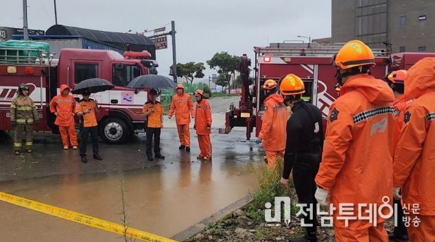 진도소방서, 침수지역 현장안전조치 및 순찰 활동
