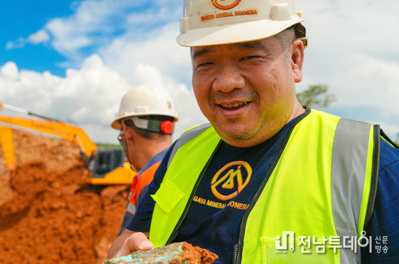 인도네시아 술라웨시 니켈 광산 현장