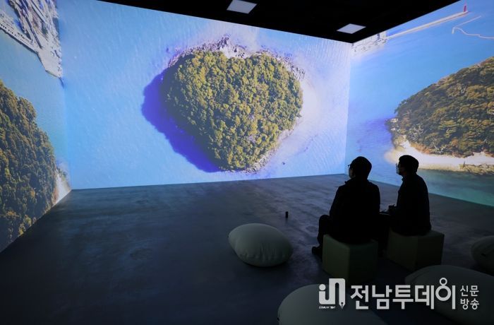 완도 해양문화치유센터 시청각동(미디어 아트)