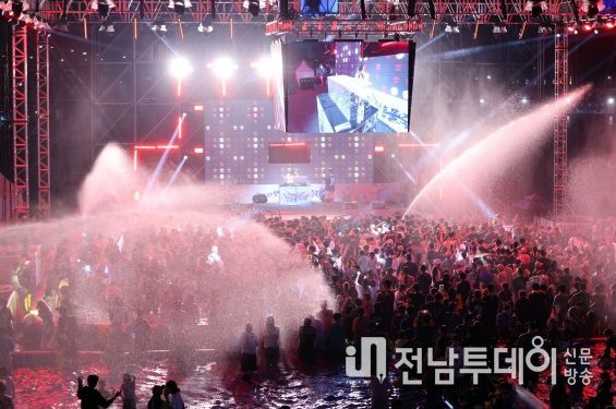 장흥 물축제 ‘워터 樂 풀파티’의 뜨거운 인기