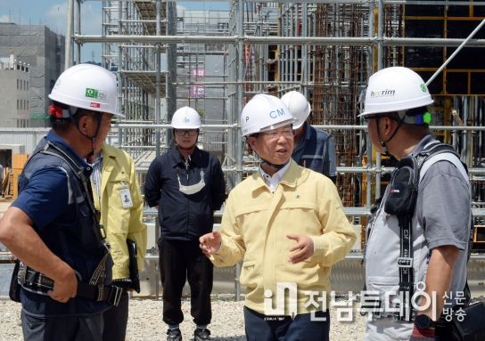 박병규 광산구청장 폭염 대응 우피해 복구 현장 방문 사진