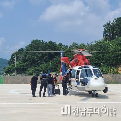 완도해경, 주말 휴일 섬마을 응급환자 ‘골든타임 사수’에 총력