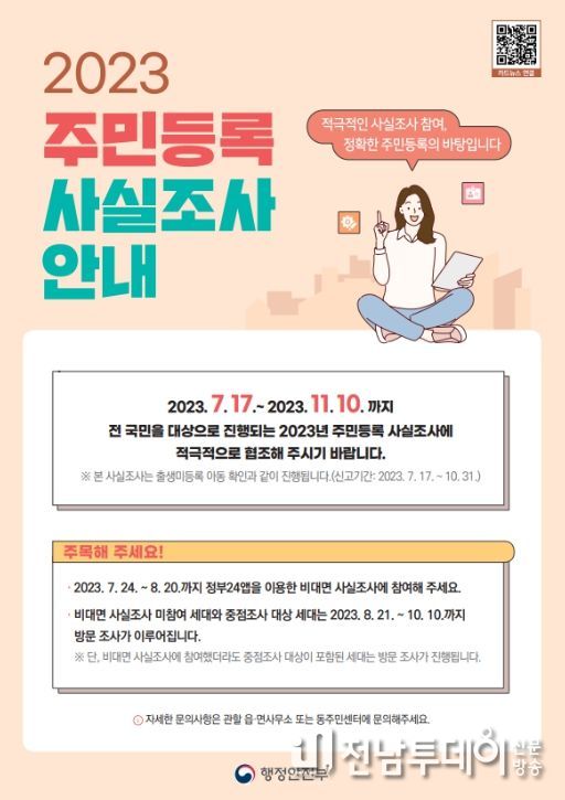 주민등록 사실조사