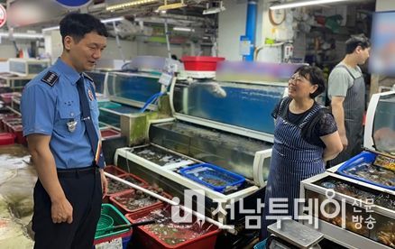 완도해경, “지역 수산물 함께海” 소비 촉진 캠페인 동참