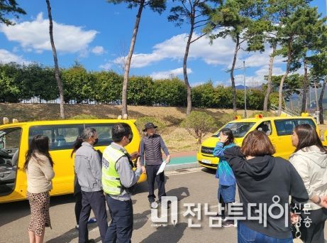 광주광역시교육청, 하반기 관계기관 합동 어린이 통학버스 안전 점검 시행