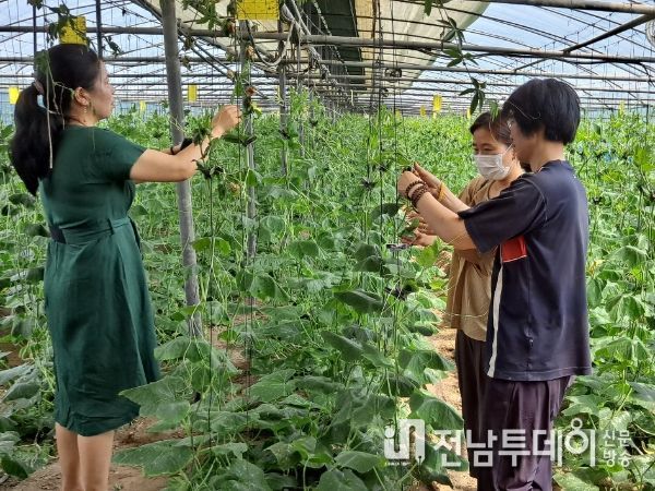 광산구, 새 학기 대비 공공급식 납품 농가 현장 점검