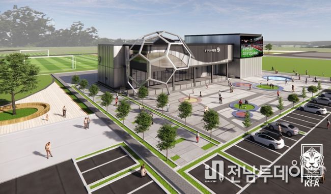 축구역사박물관 조감도