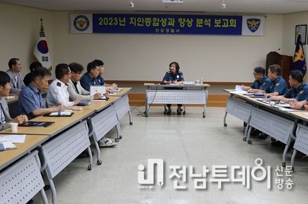 진도경찰서, 치안종합성과 보고회 개최