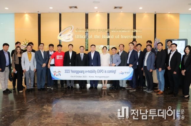 강종만 영광군수, e-모빌리티 수출 위한 첫 행보 나서