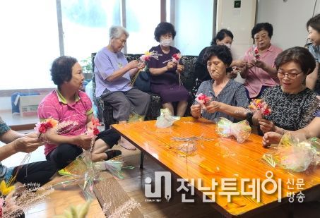 광산구 송정1동, ‘마을복지관’ 연계 원예수업 운영