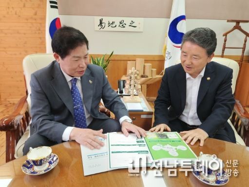 공영민 고흥군수, 산림복지 국가사업 유치에 총력
