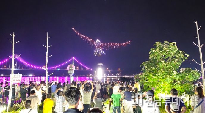 고흥군, 녹동항 드론쇼 상설공연 고흥관광 판도 변화 이끌어