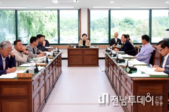 제9대 담양군의회 제2기 예산결산특별위원회 구성