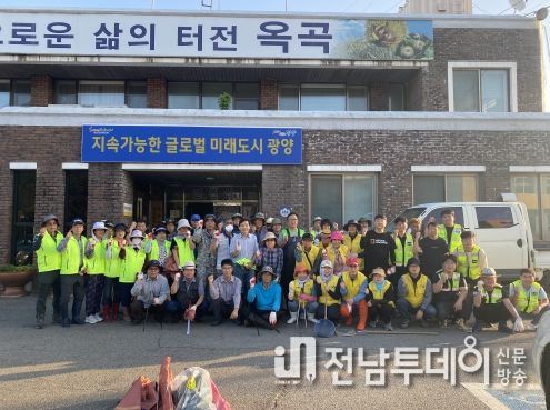 광양시 옥곡면, 옥곡천 내 부유쓰레기 수거 활동 추진