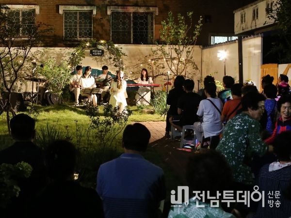 광주광역시 동구, 주민들이 만든 ‘호랑꼬두메 마을 정원’서 골목 음악회