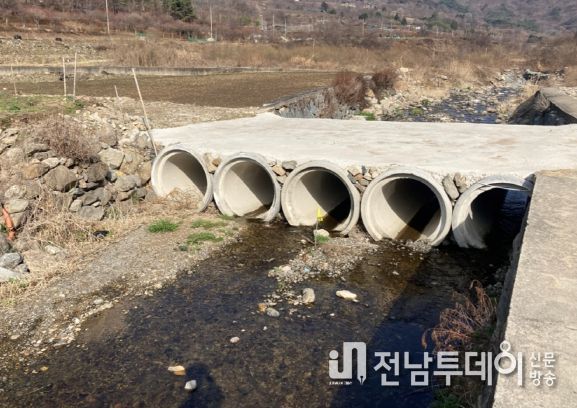 수만리 계류생활공원 조성사업 부지 전경