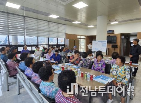 고흥군, 시산도 도서지역 식수원개발사업 주민설명회 개최