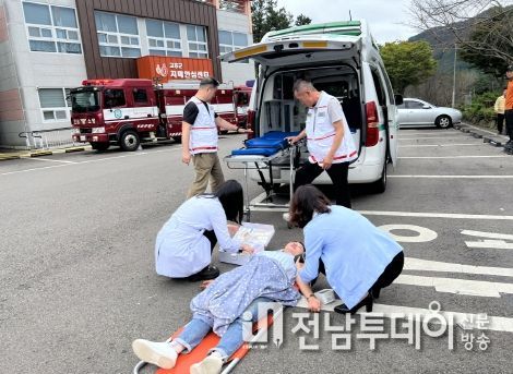 고흥군 보건소, 화재사고 대비 자위소방대 역량 강화