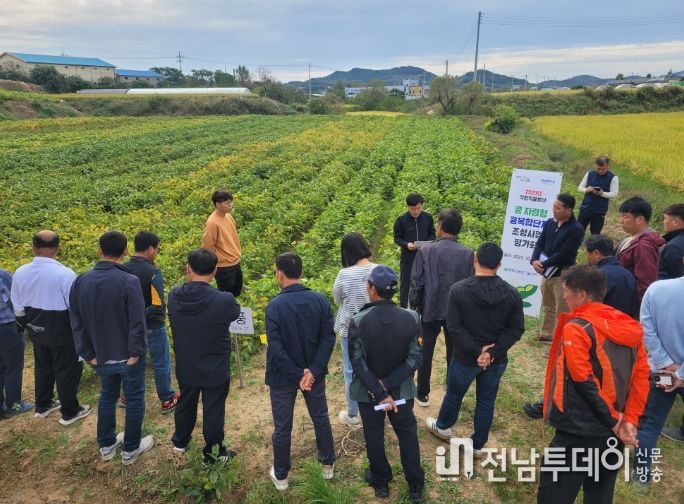 콩 시범사업 평가회 모습