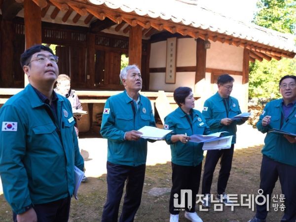 담양군의회, 제324회 임시회 주요 건설사업장 현지확인 실시