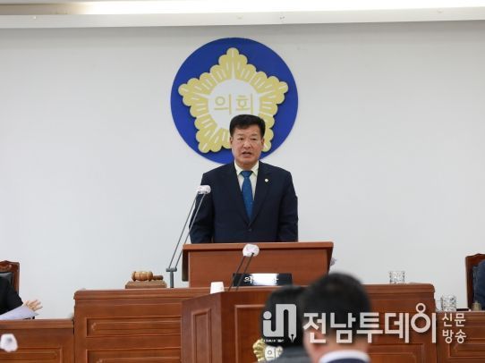 장성군의회, 제354회 임시회 개회