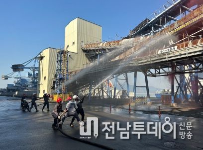 여수소방서, 금호티앤엘‘관계인 소방훈련 경진대회’도지사상 수상