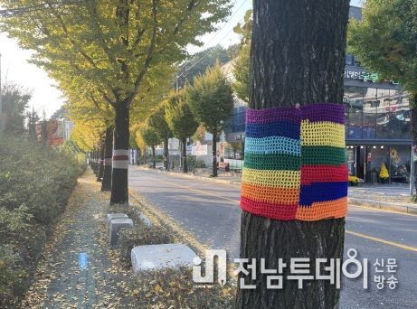 광주광역시 동구 지산2동, ‘은행나무 꾸밈길’에서 늦가을 정취를!
