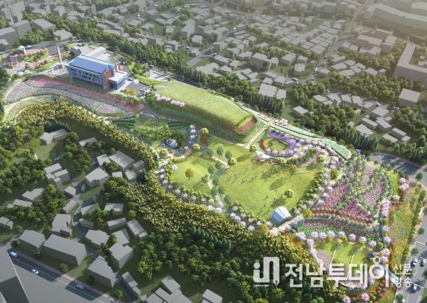 남산공원 조성계획 조감도