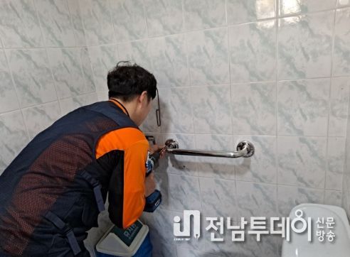 목포소방서 119생활안전순찰대, 치매안심마을 경로당 생활안전시설 설치