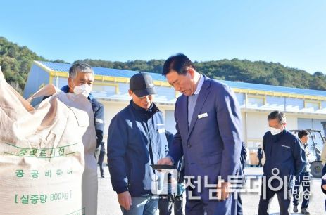 장성군, 공공비축미 건조벼 올해 첫 수매
