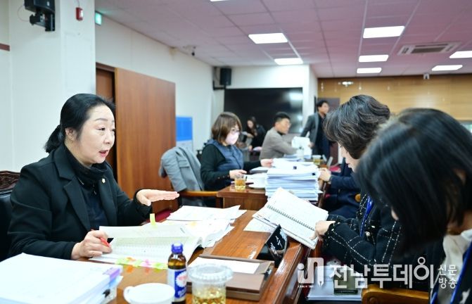 목포시의회 박수경의원 행정사무감사