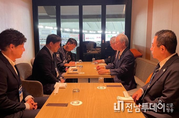 KBO 허구연 총재-NPB 사카키바라 사다유키 커미셔너 간담회