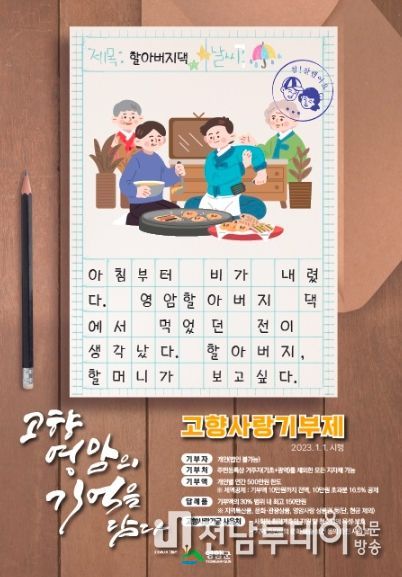 영암군, 고향사랑기부제 포스터