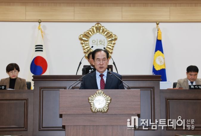 김희수 진도군수 시정연설, 내년도 군정 운영방향 제시